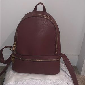 Brown mini book bag